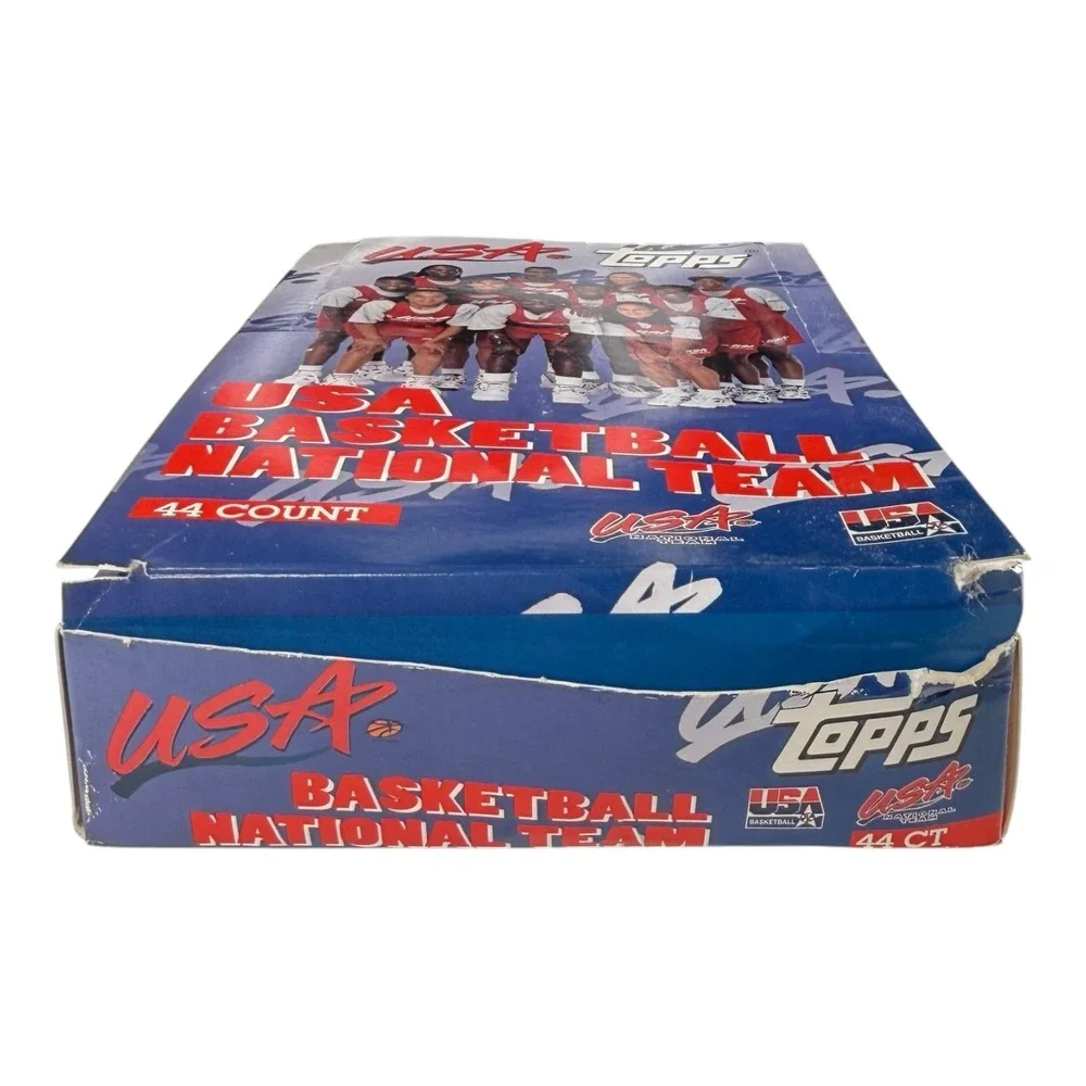 1995 Topps USA Basketball National Team Trading Cards 30 Sealed Packs Open Box